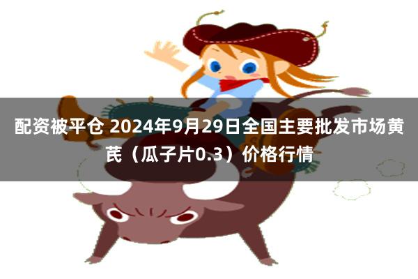 配资被平仓 2024年9月29日全国主要批发市场黄芪（瓜子片0.3）价格行情