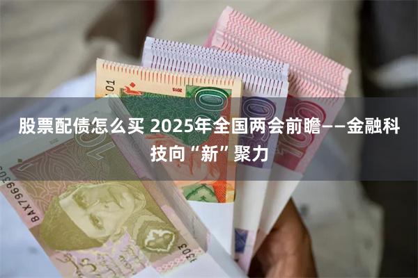 股票配债怎么买 2025年全国两会前瞻——金融科技向“新”聚力