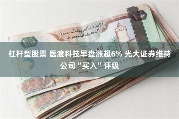 杠杆型股票 医渡科技早盘涨超6% 光大证券维持公司“买入”评级